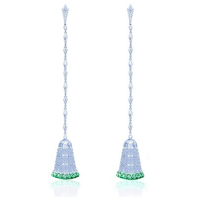 Золотые серьги с кисточками KoJewelry 4890 Золотые серьги с кисточками KoJewelry 4890