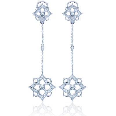 Серьги Гортензия Kojewerly 5197 Серьги Гортензия Kojewerly 5197