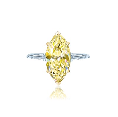 Золотое кольцо Маркиз KOJEWELRY™ 5070 Золотое кольцо Маркиз KOJEWELRY™ 5070