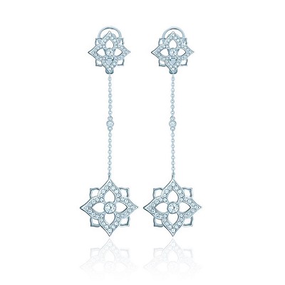 Серьги Гортензия Kojewerly 5197 Серьги Гортензия Kojewerly 5197
