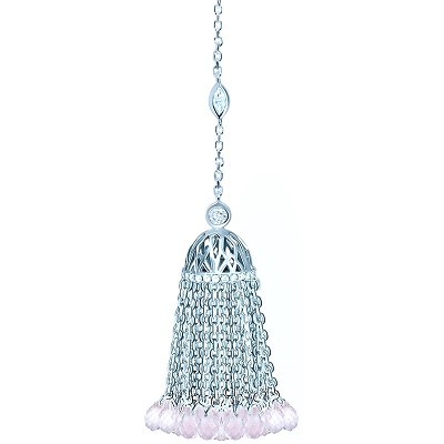 Золотой сотуар с кисточкой с розовым кварцем KOJEWELRY™ 5048 Золотой сотуар с кисточкой с розовым кварцем KOJEWELRY™ 5048