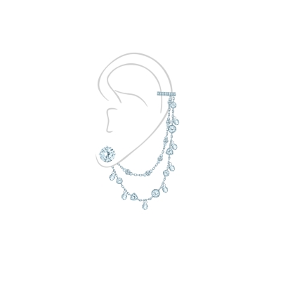 Пусеты со съемным каффом серебро 925 KOJEWELRY™ 610041 Пусеты со съемным каффом серебро 925 KOJEWELRY™ 610041