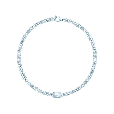 Колье Pave Chains 5mm с камнем Buguette by KOJEWELRY™ 20900 Колье Pave Chains 5mm с камнем Buguette by KOJEWELRY™ 20900