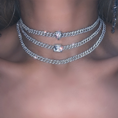 Колье Pave Chains 5mm без вставки серебро 925 by KOJEWELRY™ 21100 Колье Pave Chains 5mm без вставки серебро 925 by KOJEWELRY™ 21100